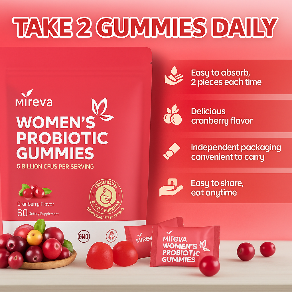 Mireva® Cranberry Probiotic Gummies