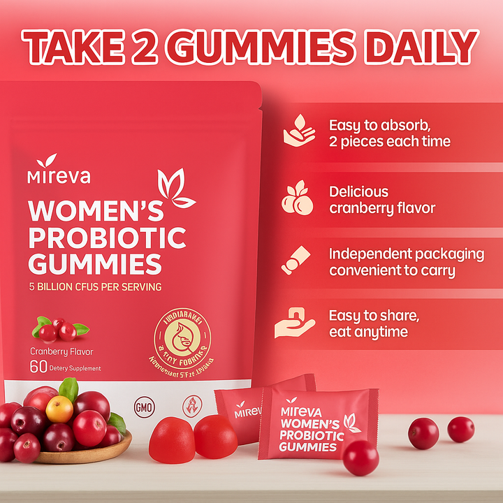 Mireva® Cranberry Probiotic Gummies
